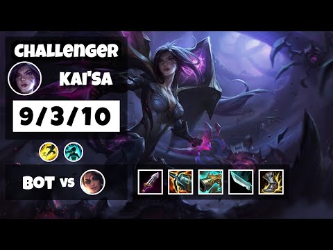 Kai'Sa vs Samira TURKISH Challenger BOT (9/3/10) - v11.10
