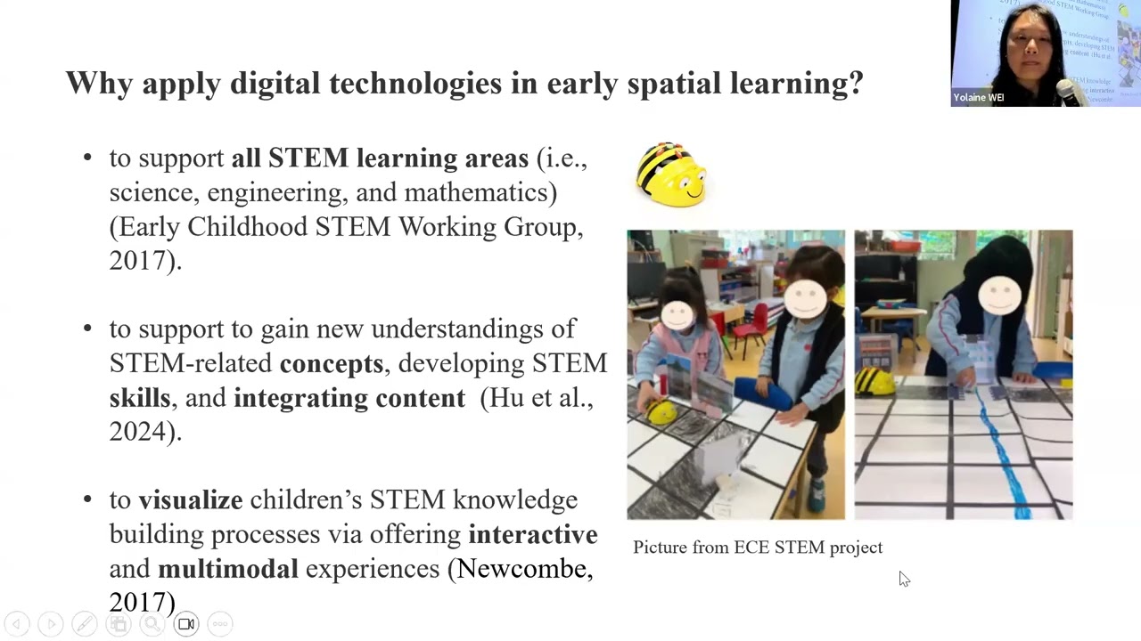 Using Technologies to Spatialize STEM Learning by Co-Creating Symbols with Young Children