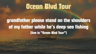 Lana Del Rey - Three White Butterflies (Visual) (Live in &quot;Ocean Blvd Tour&quot;)