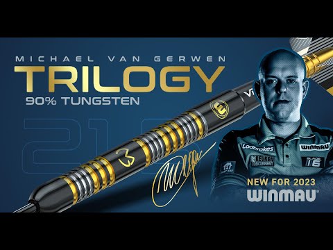 MICHAEL VAN GERWEN TRILOGY DARTS - WINMAU 2023 COLLECTION