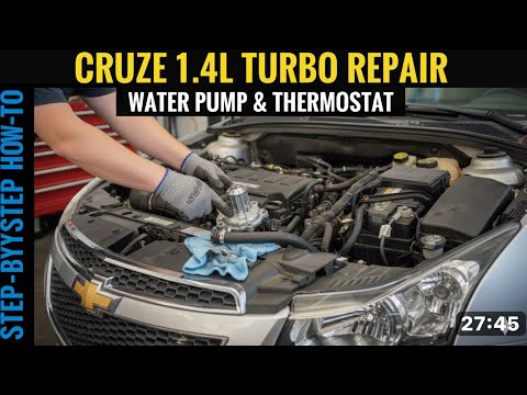 How To Replace The Water Pump On A Chevy Cruze With 1.4l Engine"