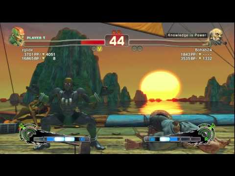SSF4 AE Ver 2012 zglide (Dhalsim) vs Bohab24 (Gouken)