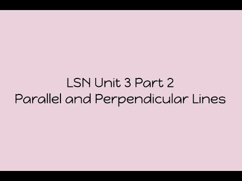 Unit 3 Parallel And Perpendicular Lines Homework 2 Answer Key