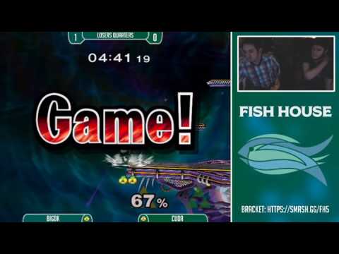 Fish House 5 SSBM - BigDK (Sheik) Vs. Cuda (Sheik) Losers Quarters