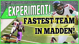 Madden 17 EXPERIMENT - Fastest Players At EVERY Position! (MUT 17 Experiment)