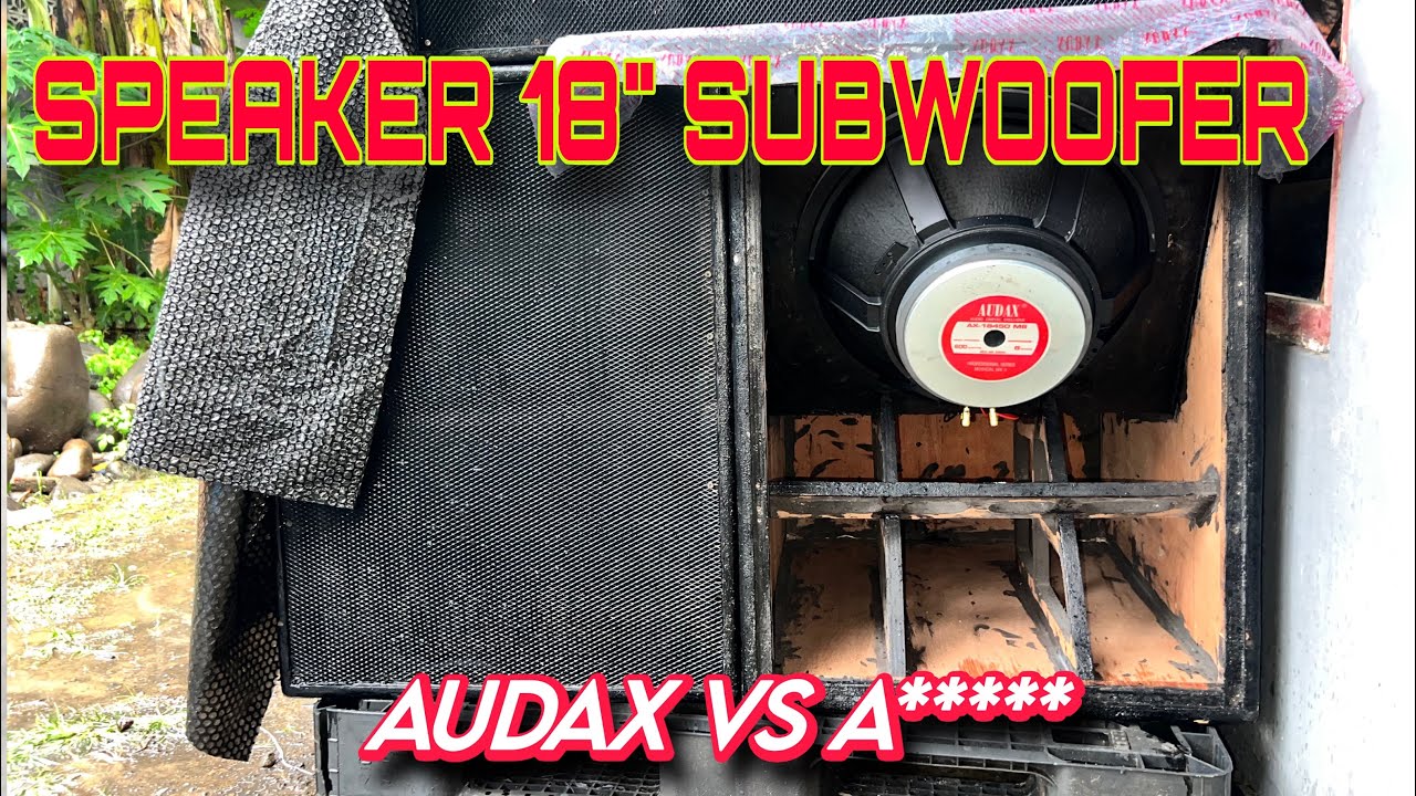 SPEAKER AUDAX 18” VERSUS A****
