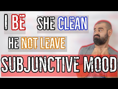 SUBJUNCTIVE Mood  | ROCK YOUR ENGLISH #238