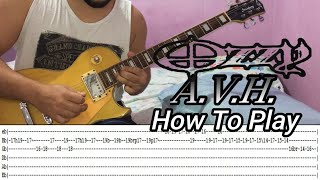OZZY OSBOURNE - A.V.H. - GUITAR LESSON WITH TABS