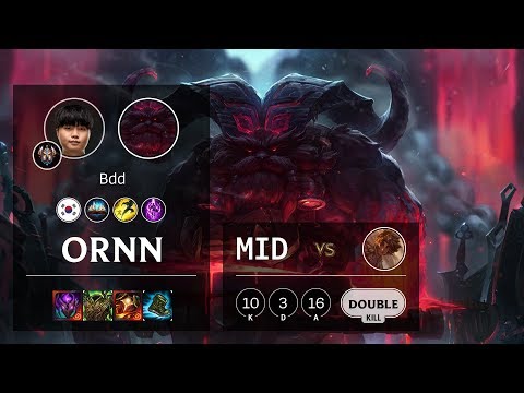 Ornn Mid vs Taliyah - KR Challenger Patch 10.3