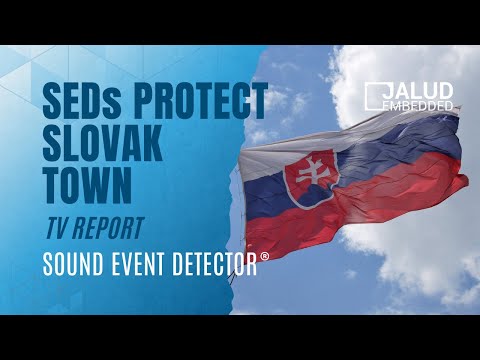 Sound Event Detector | TV Report | Installation | Slovak town Michalovce
