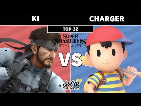 Smash Ultimate Tournament - Ki (Snake) Vs. Charger (Ness) Losers Top 32 - SoCal Chronicles