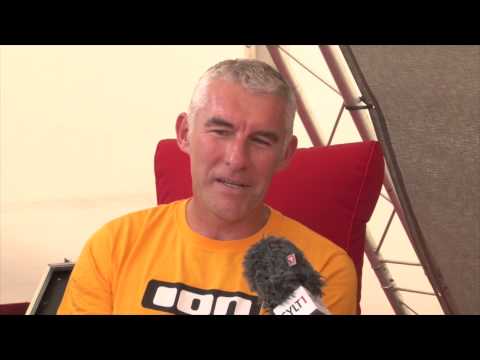 Mirko Slomka beim Kitesurf Cup Sylt 2015 - Tag 4