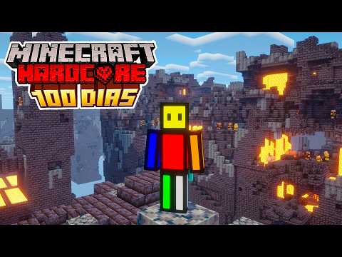 Sobreviví 100 Días en un Mundo de BASTIONES INFINITAS en Minecraft Hardcore