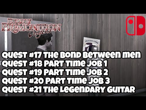 Deadly Premonition: Part Time Job 1 2 3, The Legendary Guitar, The Bond Between Men Nintendo Switch