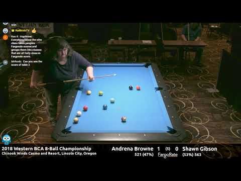 Andrena Browne vs Shawn Gibson - Gold Singles