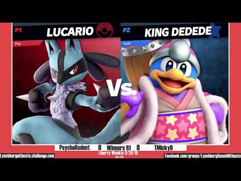LSW - PsychoRodent (Lucario) vs. TMickyD (King Dedede) - WR2 - Ult Singles (9/20/19)