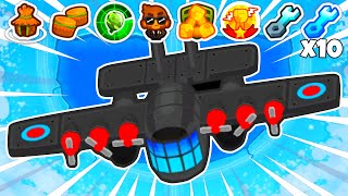 So I GOD BOOSTED The Flying Fortress in a RANKED Match... (Bloons TD Battles 2)