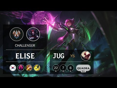 Elise Jungle vs Lee Sin - KR Challenger Patch 9.8