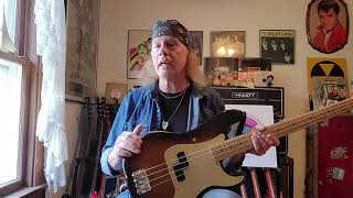 Video thumbnail for Review of my 1950s Fender Roadworn Precision Bass.  70s#precisionbass #houseofguitars #scottdasson by hiwatt scott