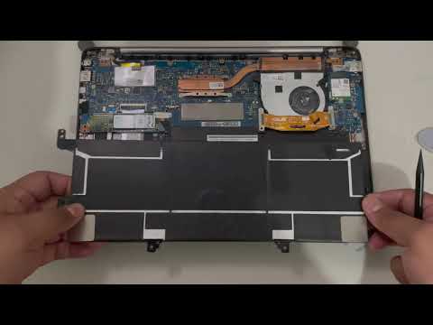 How to replace the built-in battery on a laptop - Asus UX330U