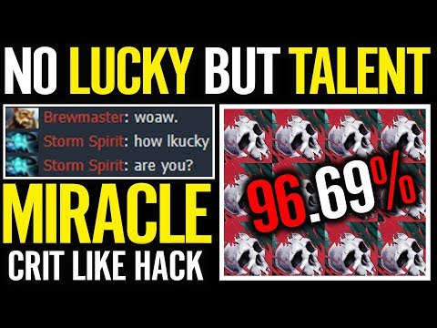 Its not LUCKY but MIRACLE Phantom Assassin Crit like HACK???? Dota 2
