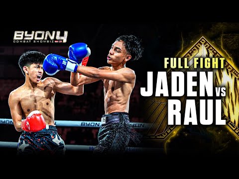 JADEN BACHTERA VS RAUL GONZALES (BYON COMBAT SHOWBIZ VOL.4)  FREE FIGHT