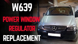 How to Replace Power Window Regulator on Mercedes-Benz W639 | DIY Step-by-Step Guide