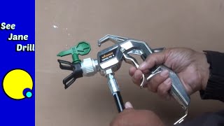 How to use an Airless Sprayer/How to Paint FAST