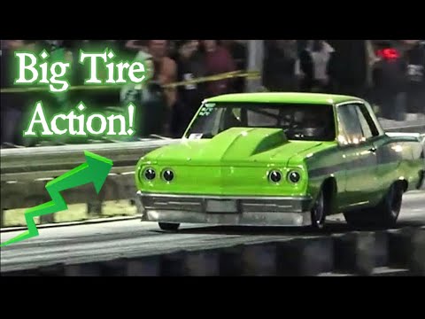 Big Tire Action at Hinton Street Races!