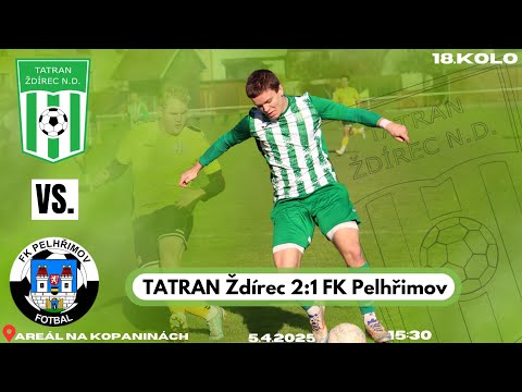 Tatran Ždírec nad Doubravou B - FK Maraton Pelhřimov B - [2:1] - [sestřih zápasu] - 5.4.2025