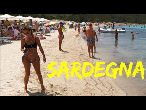 Beach walk ✨🏖📌🇮🇹 Spiaggia di Cala Sabina beach ✨ ( All Sardinia beaches ) Sardegna Olbia