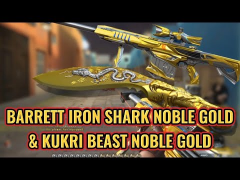 Crossfire PH 3.0 | BARRETT M82A1-IRON SHARK NOBLE GOLD & KUKRI BEAST NOBLE GOLD | FFA | NEW GREECE