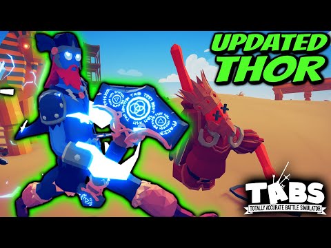 Updated Thor vs EVERY FACTION - Totally Accurate Battle Simulator TABS Egypt Update