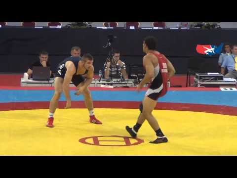 Jr World FS - Bernstein (ISR) tech fall Remel (GER), 84 kg