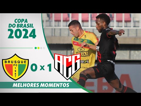 Gols e lances de Brusque x Atlético-GO
