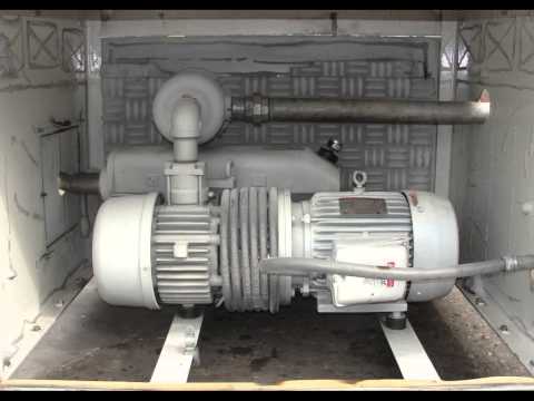 Busch Series R5 oil lubricated rotary vane vacuum pump with