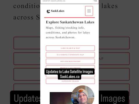 Compare Lake Satellite Images on SaskLakes.ca