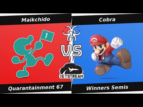 Quarantainment 67 Winners Semis - Maikchido (Game & Watch) Vs Cobra (Mario) - SSBU