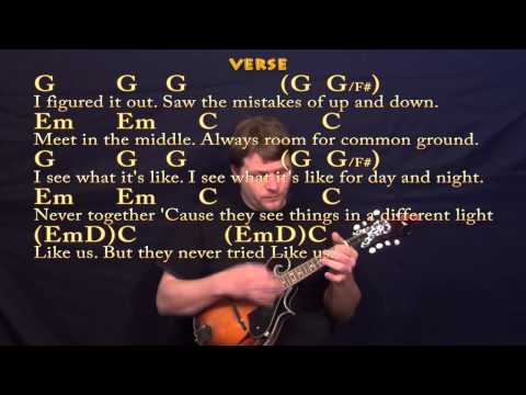 You and I (One Direction) Easy Mandolin Cover Lesson with Lyrics