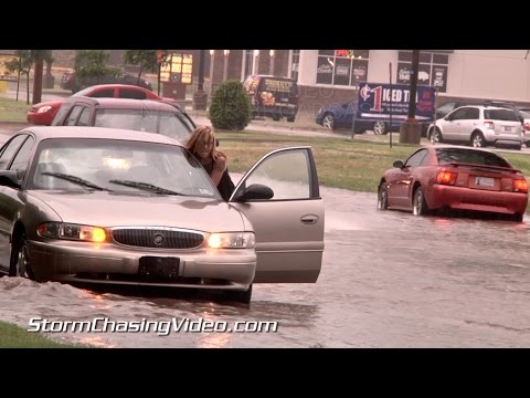 6/15/2015 Norman, OK Flash Flooding Stranded Cars