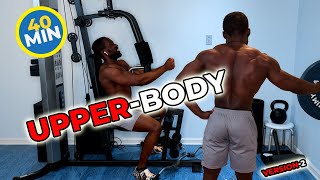 45 MIN Upper Body Workout | Multi Gym Exercise Machine Follow- Along