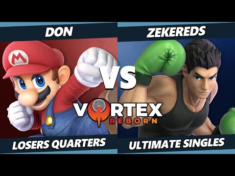 Vortex Legends 8 Losers Quarters - Don (Mario) Vs. ZekeReds (Little Mac) SSBU Ultimate Tournament