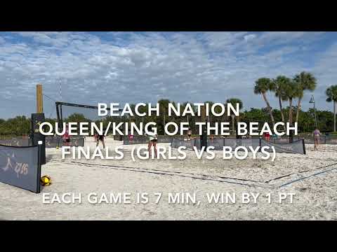 BeachNation Queen/King of the Beach Finals - Girls vs Boys - November 23, 2022