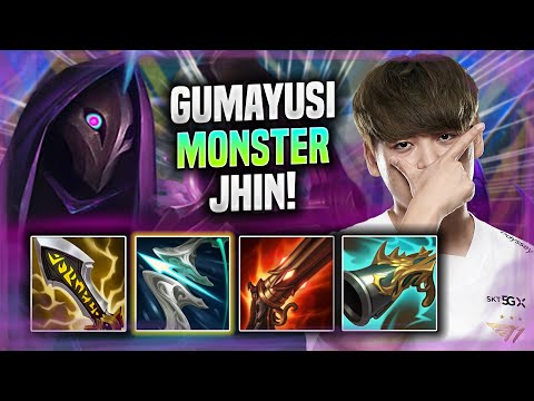 GUMAYUSI IS A MONSTER WITH JHIN! - T1 Gumayusi Plays Jhin ADC vs Jinx! | Preseason 2022