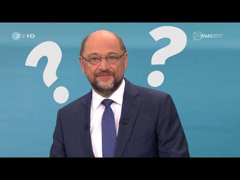 TV-Duell 2017: Martin Schulz denkt nach [Merkel vs. Schulz]