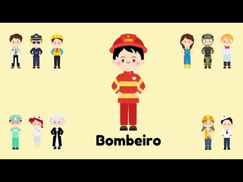 Ensinando a criança a falar/ profissões | Vídeo para crianças