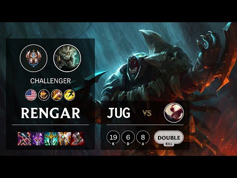 Rengar Jungle vs Lee Sin - NA Challenger Patch 11.18