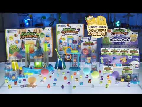 Відео огляд Набор для экспериментов Beaker Creatures® Лаборатория пришельцев. БиоДом с пришельцами Learning Reso