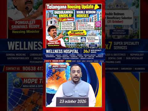 Telangana Housing Update: Indiramma Houses Plan & Beneficiary Selection SOP