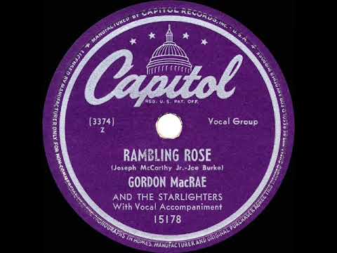 1948 Gordon MacRae - Rambling Rose (a cappella)